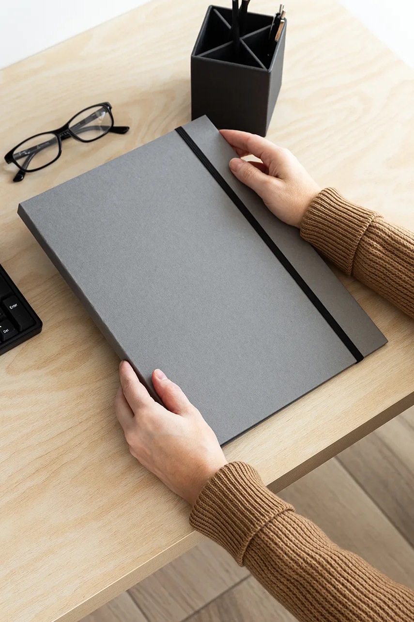 Αρχείο Bigso Box of Sweden A4 χρώμα: γκρι φωτογραφία