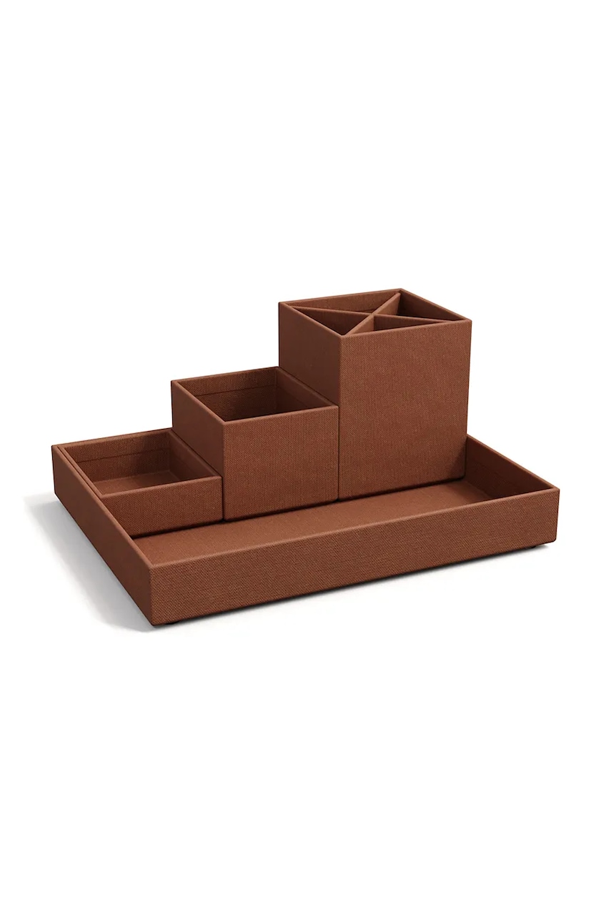 Bigso Box of Sweden organizator de birou culoarea maro