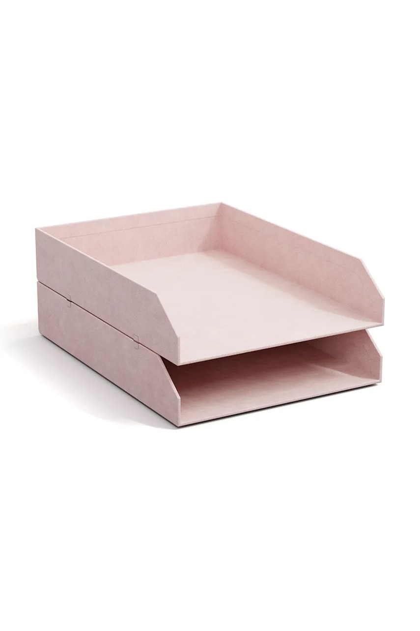 Bigso Box of Sweden organizer pentru documente 2-pack culoarea roz