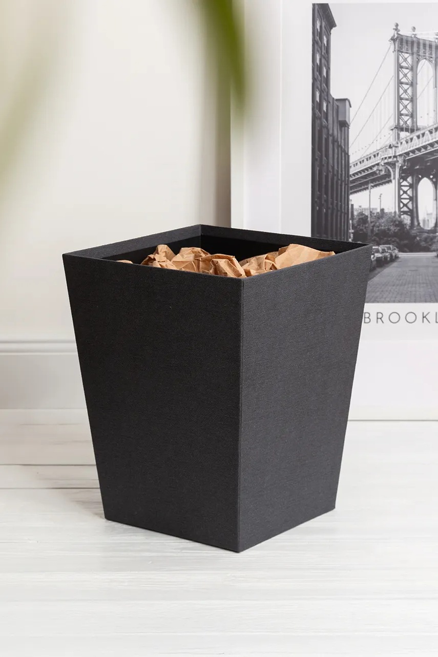 Κάδος σκουπιδιών Bigso Box of Sweden χρώμα: μαύρο φωτογραφία