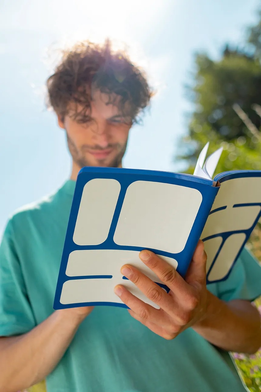 Σημειωματάριο Nuuna Graphic L χρώμα: πολύχρωμο φωτογραφία