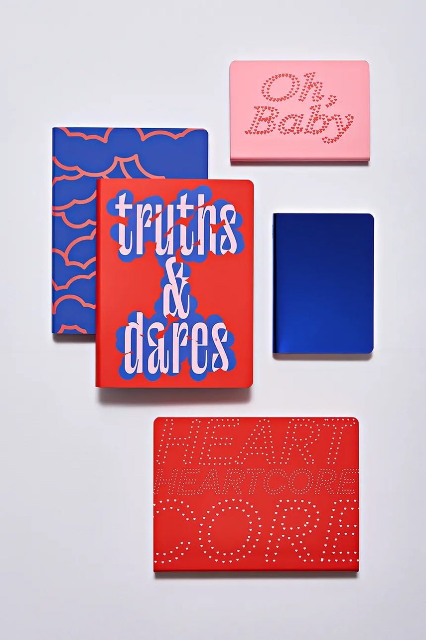 Σημειωματάριο Nuuna Graphic L χρώμα: πολύχρωμο φωτογραφία