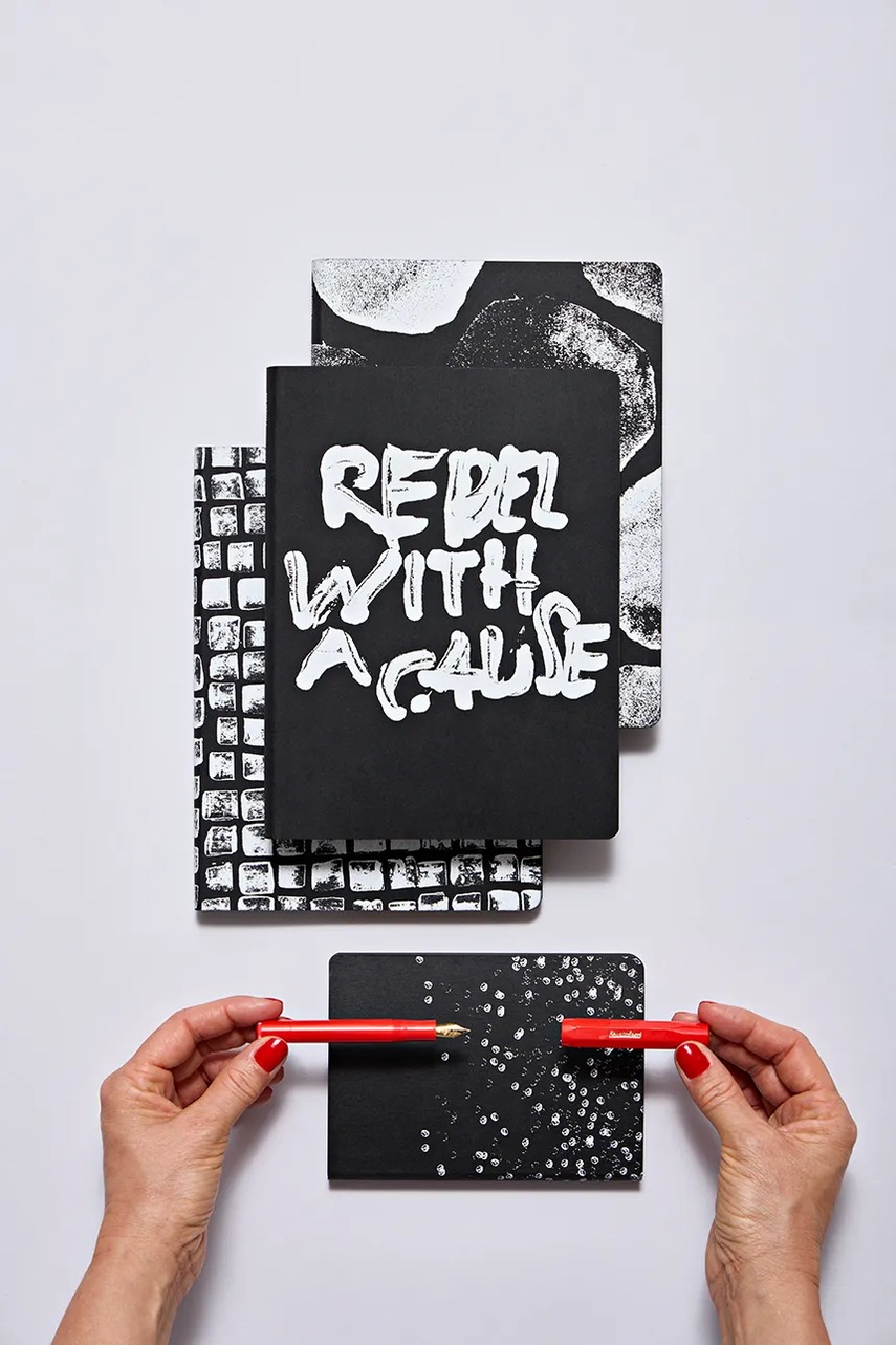 Σημειωματάριο Nuuna Not Ordinary L χρώμα: πολύχρωμο φωτογραφία