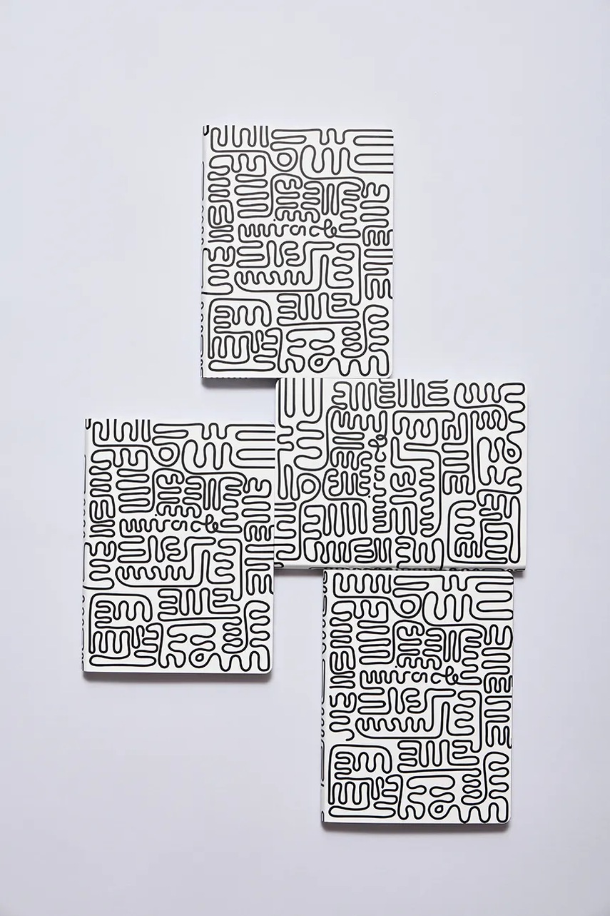 Σημειωματάριο Nuuna Graphic L χρώμα: πολύχρωμο φωτογραφία