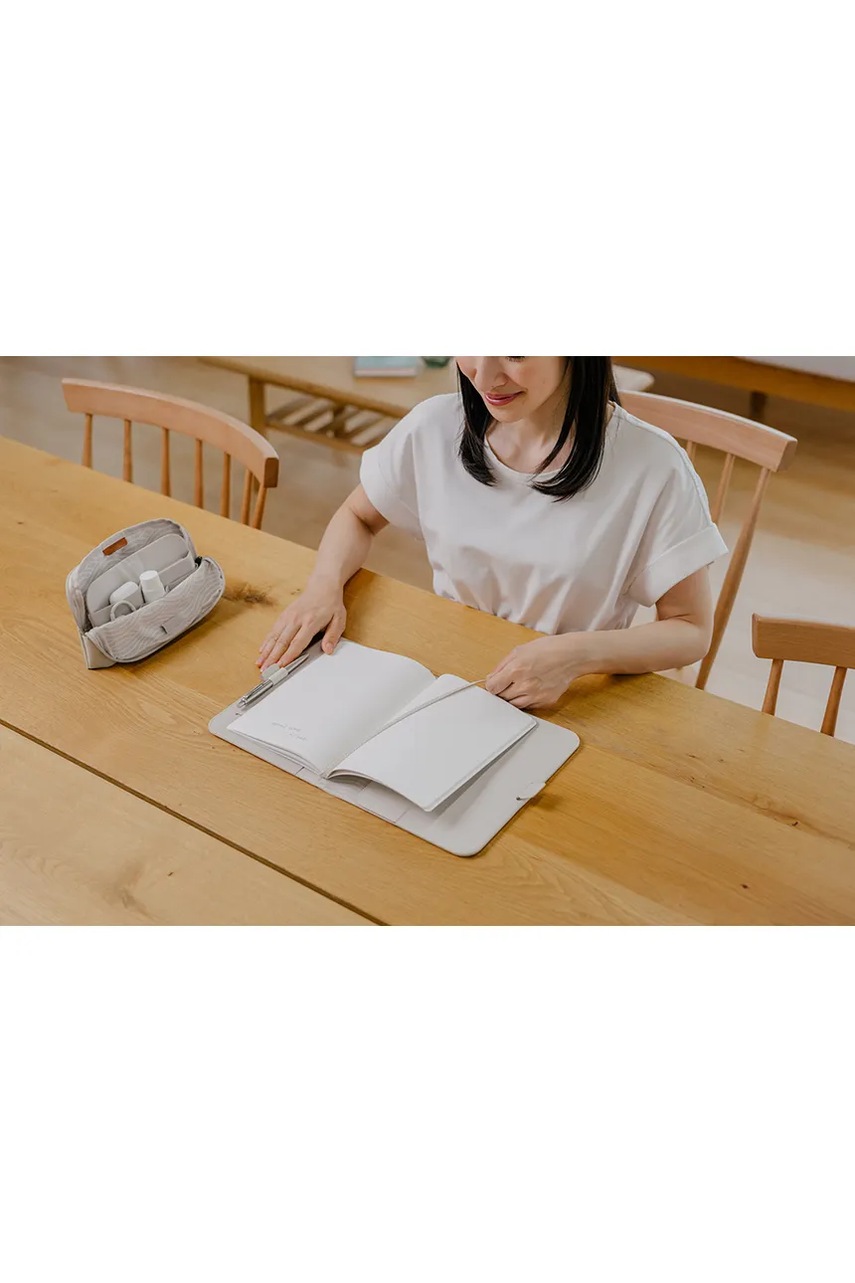 Μπλοκ σημειώσεων Orbitkey Compendium A5 x KonMari χρώμα: μπεζ φωτογραφία