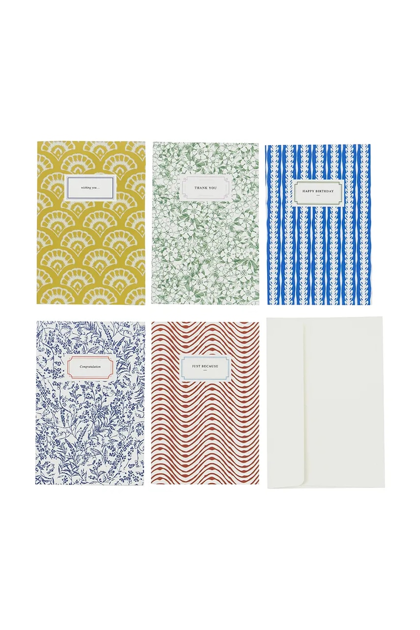 House Doctor set de felicitări HDCard 10 x 15 cm 5-pack multicolor