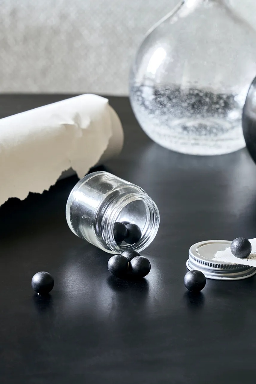 Σετ μαγνητών House Doctor HDBullet 1,5 cm 12 τεμάχια χρώμα: μαύρο φωτογραφία