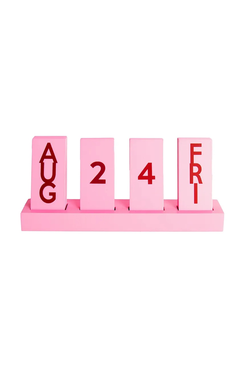Helio Ferretti calendar de birou 29,5 x 6 x 12,5 cm culoare roz