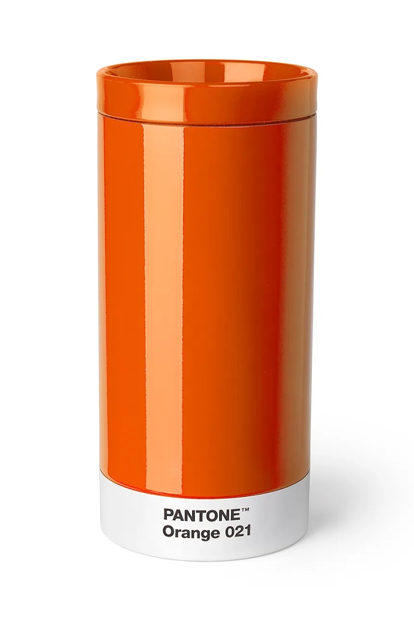 Levně Termohrnek Pantone 430 ml žlutá barva