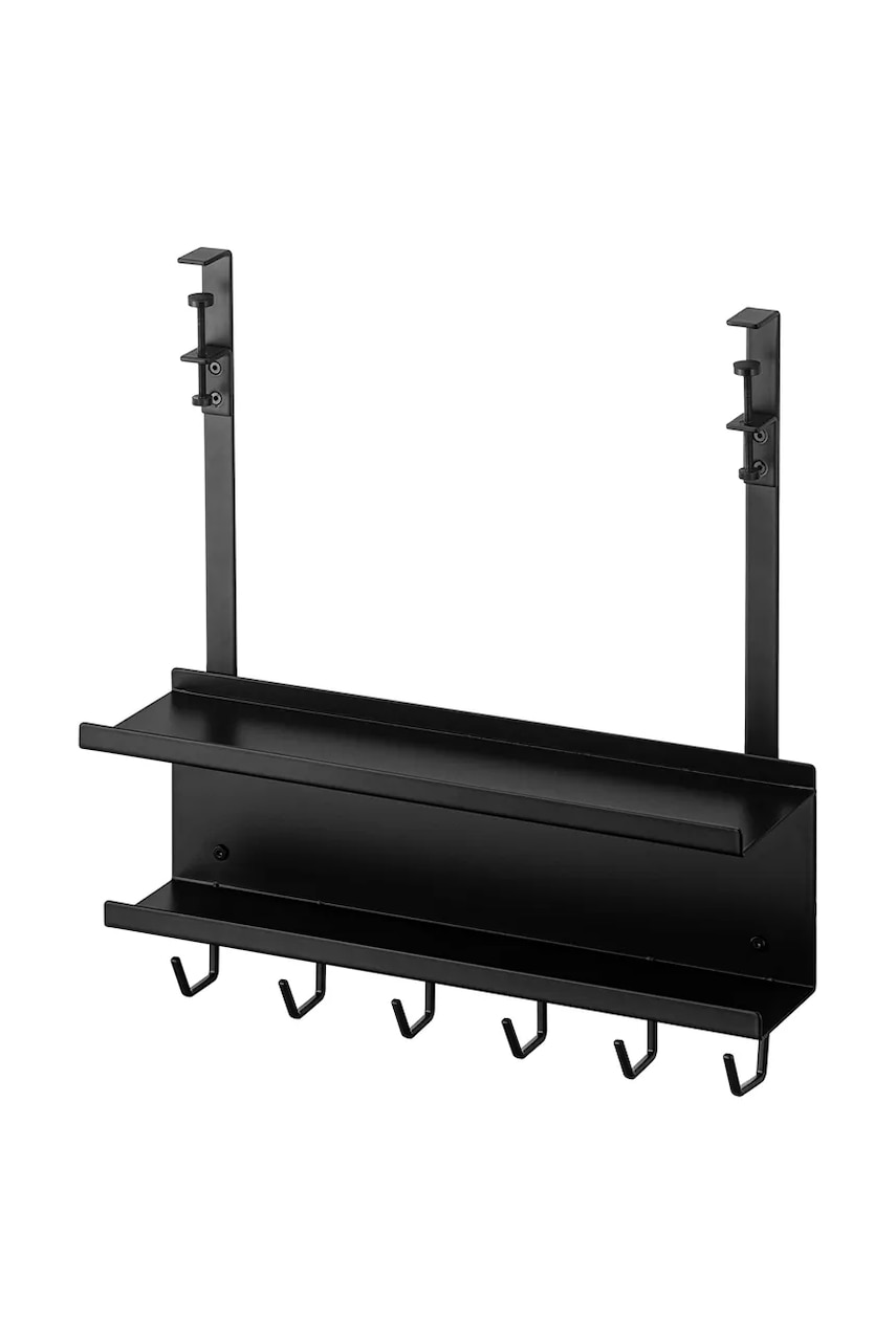 Yamazaki organizator sub birou pentru cabluri și router Smart 40 x 11,5 x 43 cm culoare neagră