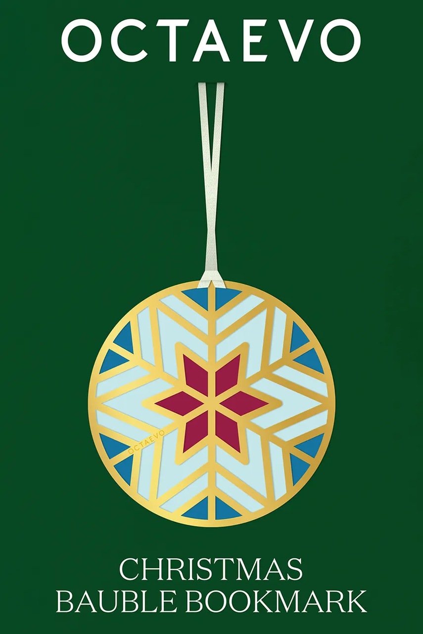 Σελιδοδείκτης βιβλία Octaevo Christmas Bauble 5 x 10 cm φωτογραφία