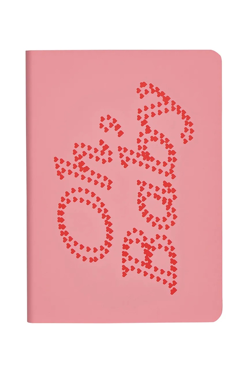 Nuuna caiet Graphic S culoarea roz