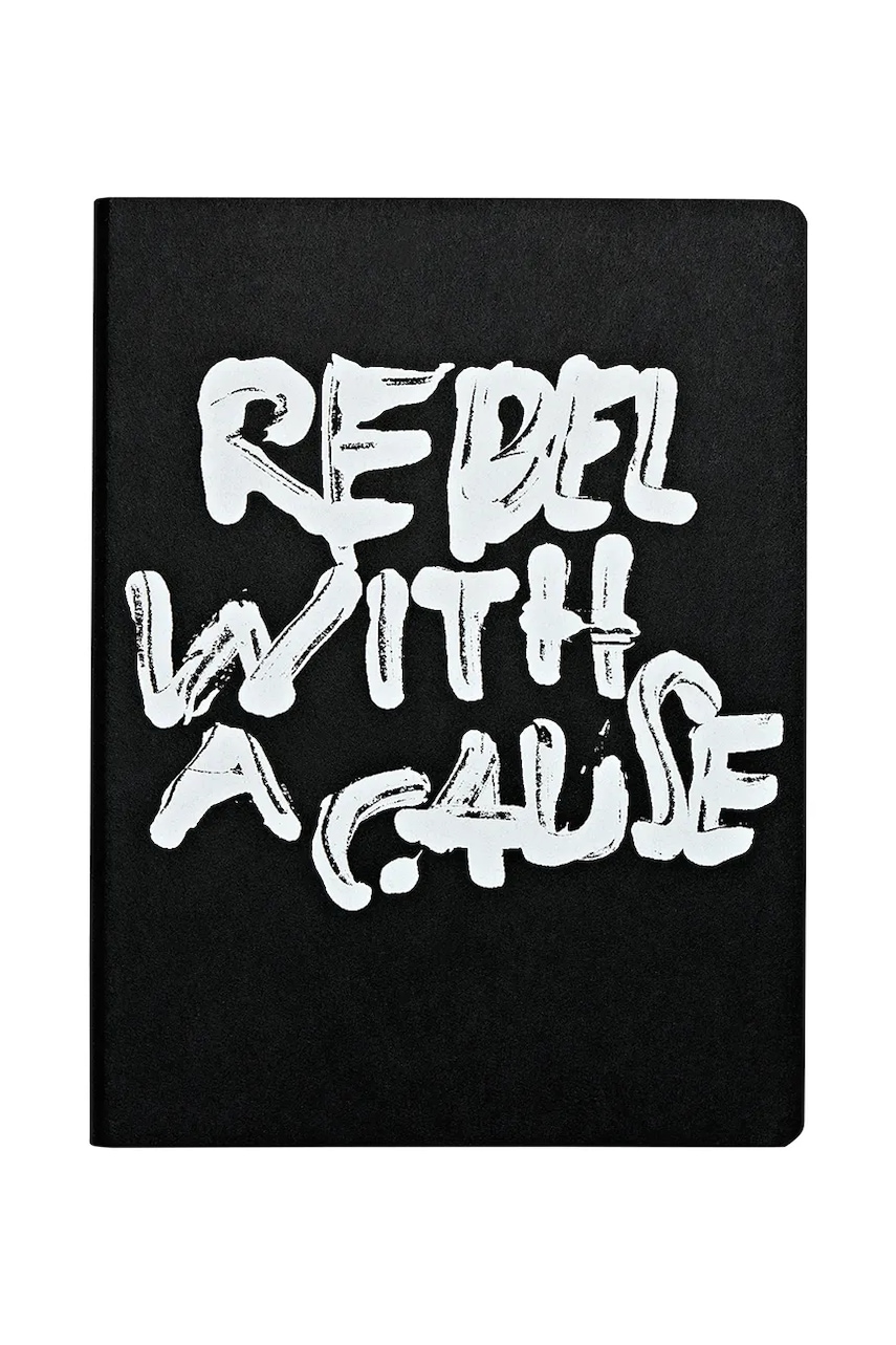 Nuuna caiet Not Ordinary L culoarea negru