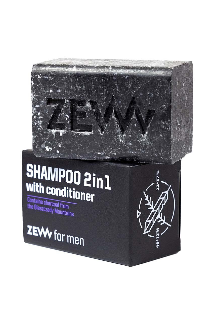 ZEW for men șampon cu balsam 2 în 1 z węglem drzewnym z Bieszczad 85 ml