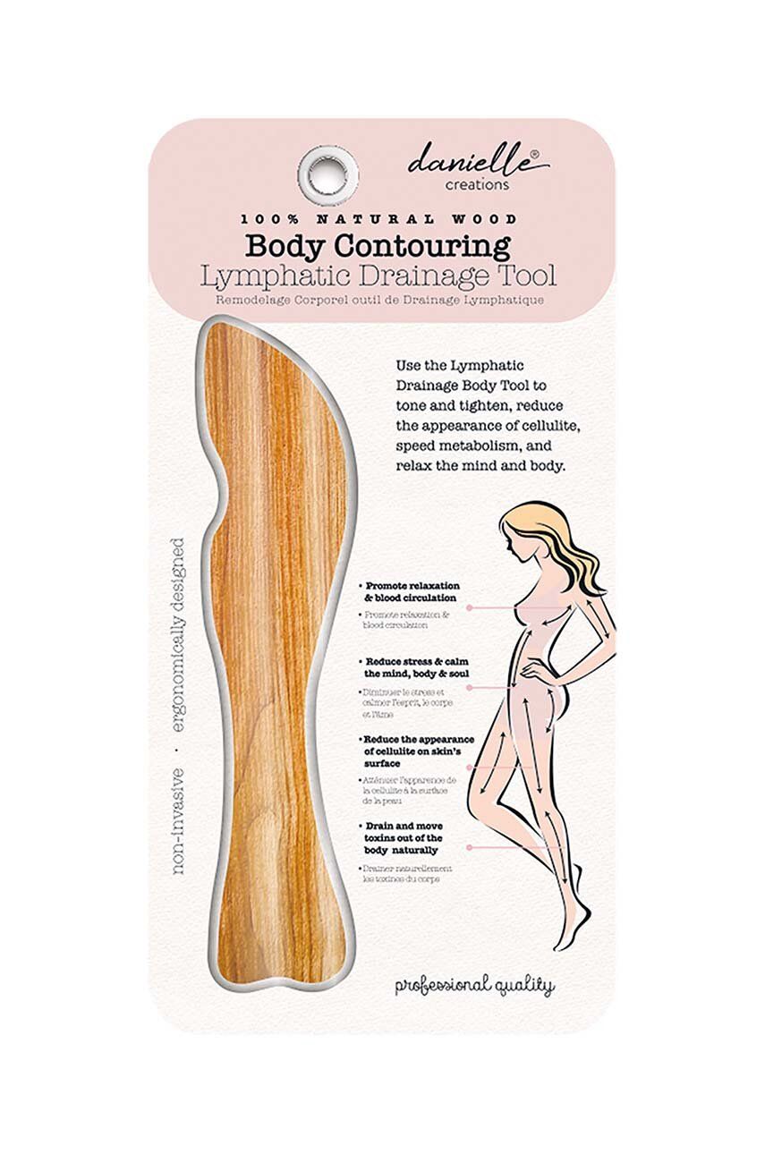 Lymfodrenážní nástroj Danielle Beauty Body Contouring Lymphatic Drainage - vícebarevná -  Dřevo