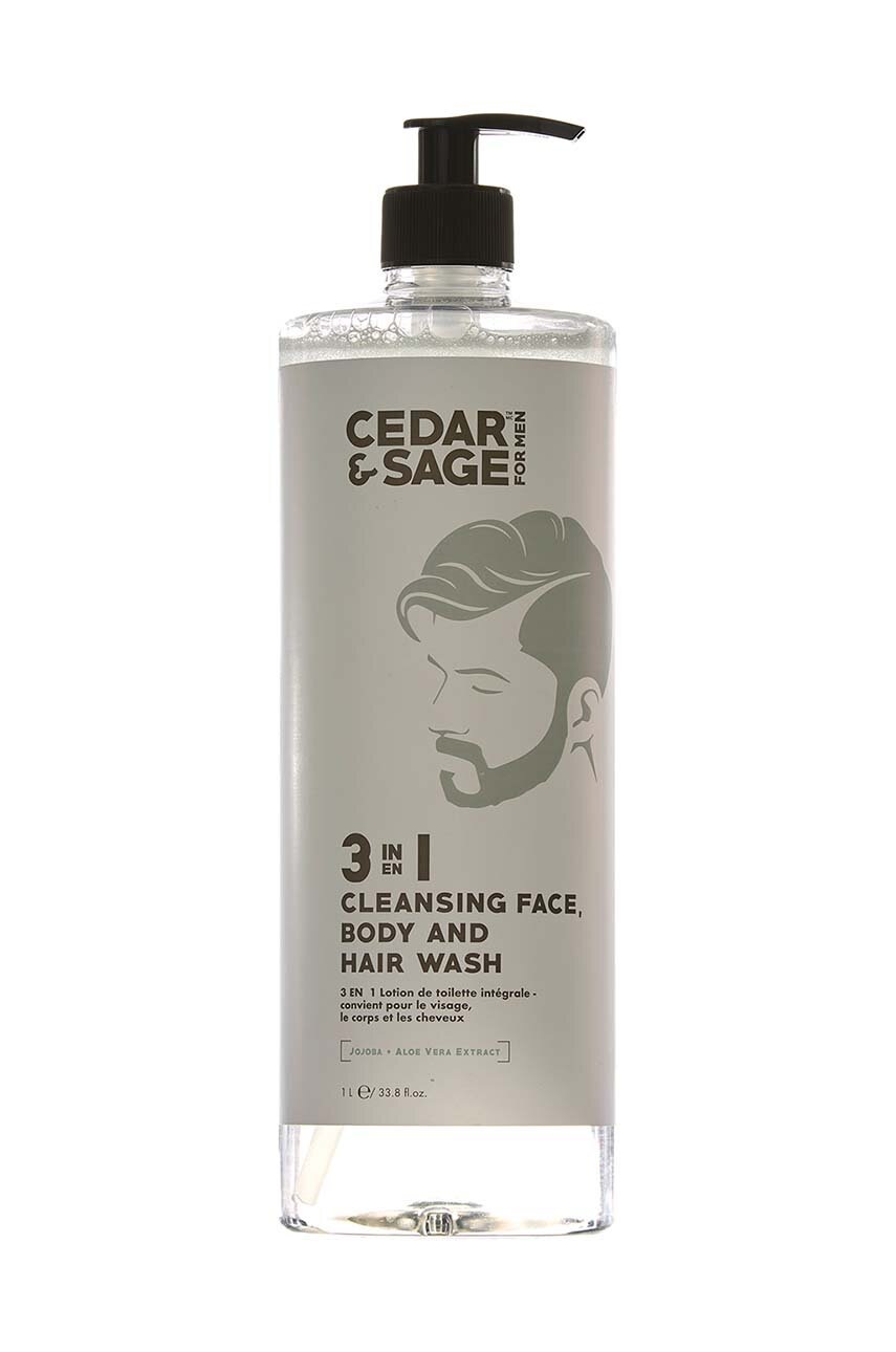 

Многофункционален лосион 3в1 Cedar & Sage All Over Cleansing Wash 1 L, Многоцветен
