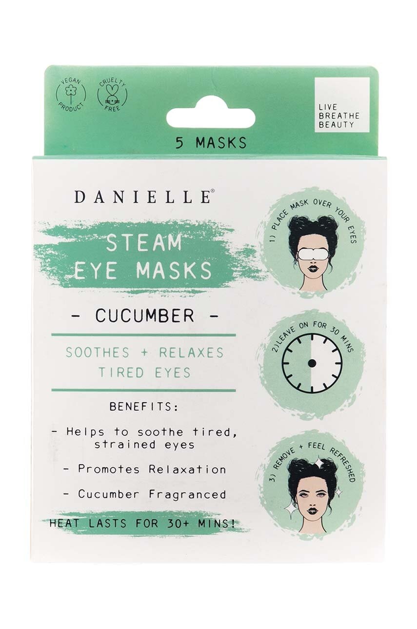 Danielle Beauty pachet de măști pentru ochi Steam Eye Mask 5-pack