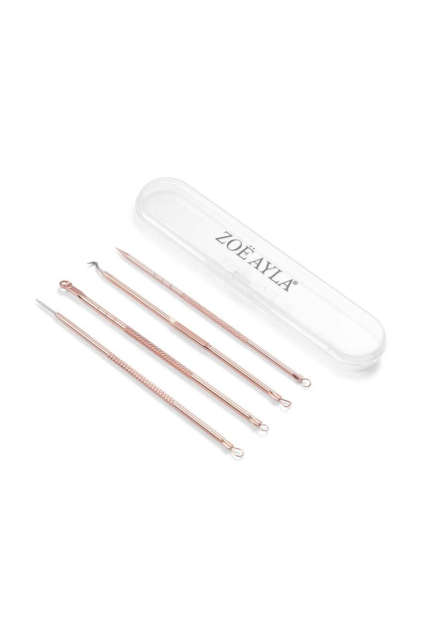 Levně Sada pro odstranění černých teček Zoë Ayla Pimple Popper Kit 4-pack