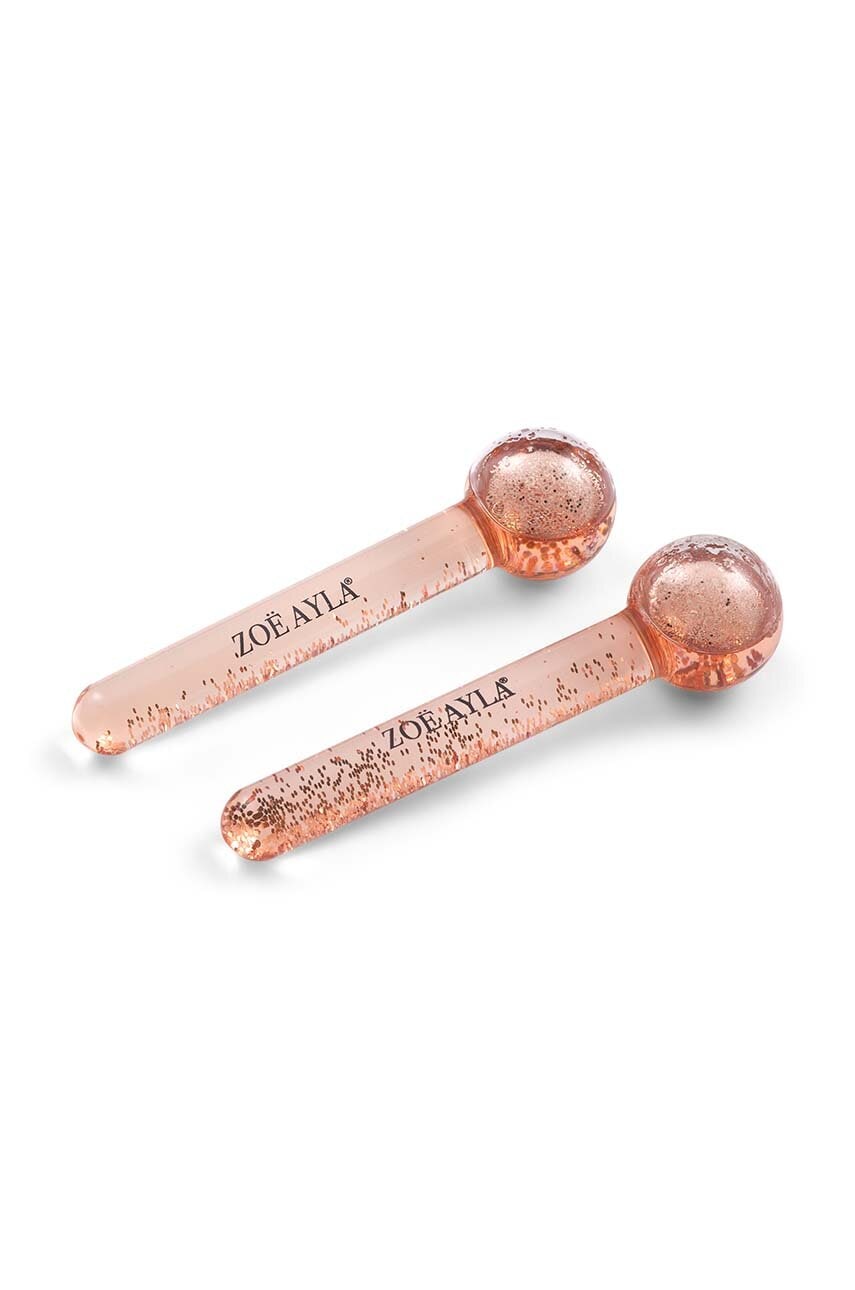 

Масажор за околоочния контур Zoë Ayla Mini Ice Globes (2 броя), Бежов