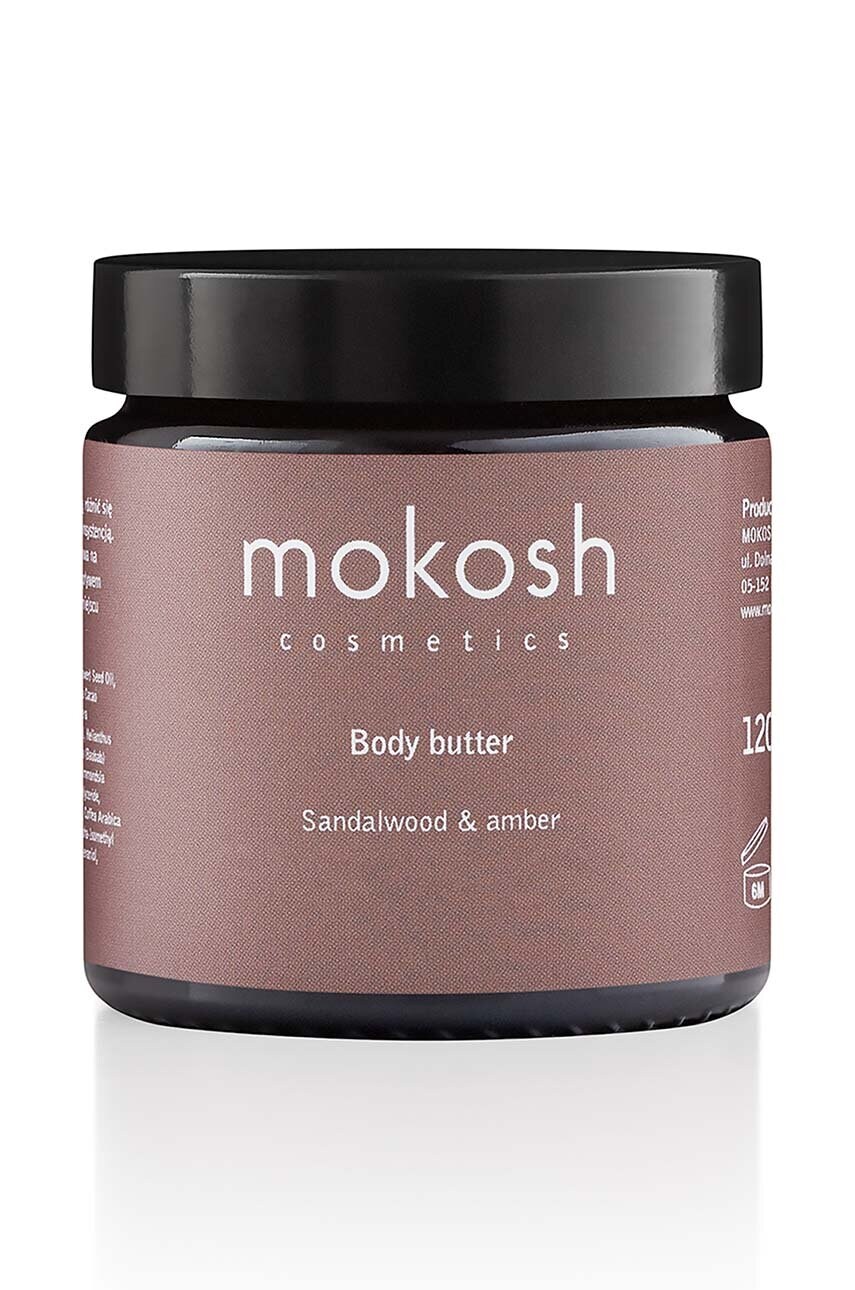 Levně Tělové máslo Mokosh Santalové dřevo & Jantar 120 ml