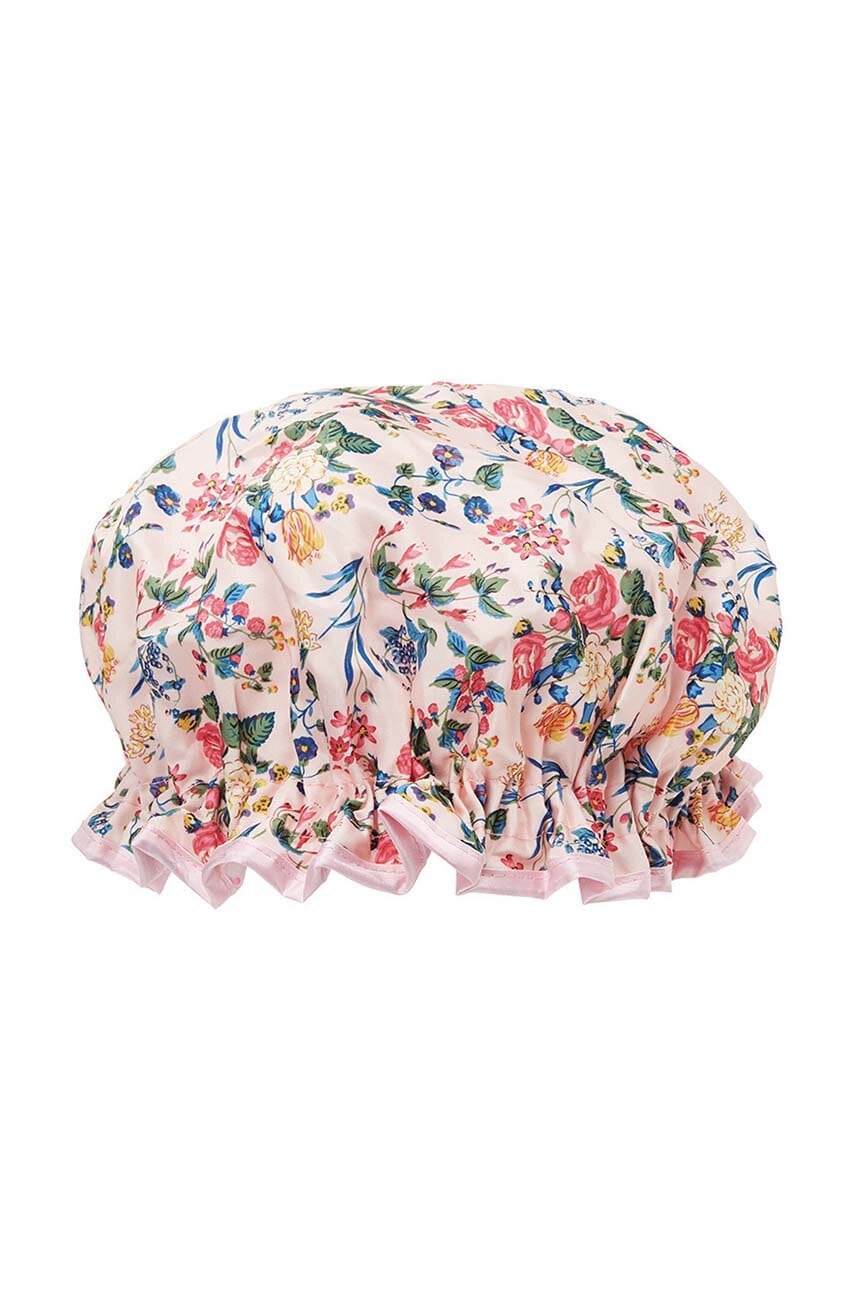 The Vintage Cosmetics Company cască de duș Pink Floral Satin Box