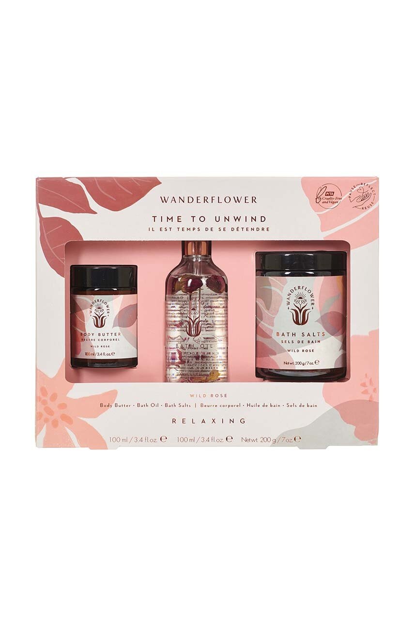 Σετ μπάνιου Wanderflower Time to Unwind Set 3-pack φωτογραφία