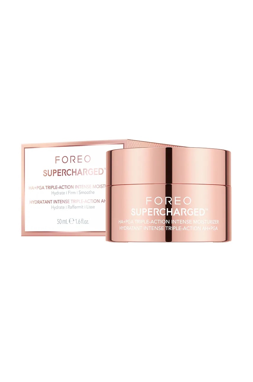 FOREO cremă de noapte cu hidratare intensă SUPERCHARGED™ HA+PGA Triple Action Intense Moisturizer 50 ml FOREO cremă de noapte cu hidratare intensă SUPERCHARGED™ HA+PGA Triple Action Intense Moisturizer 50 ml