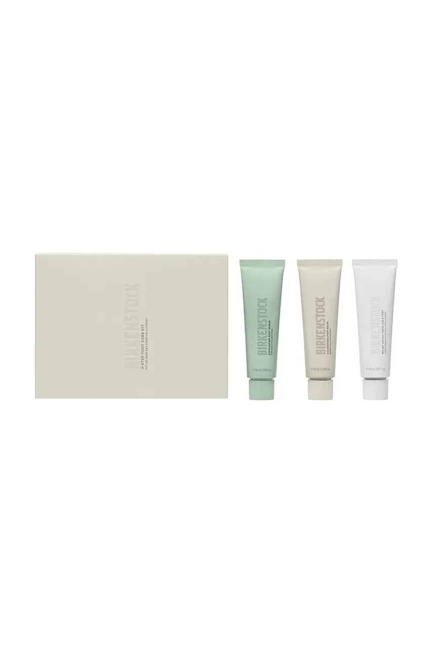 Набор для ухода за стопами Birkenstock 3-Step Foot Care Kit 3 x 30 ml 3 шт Набор для ухода за стопами Birkenstock 3-Step Foot Care Kit 3 x 30 ml 3 шт
