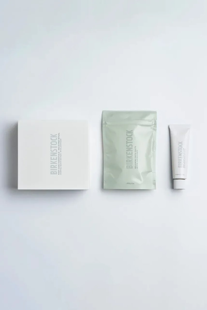 Расслабляющая соль и освежающий бальзам для ног Birkenstock Foot Care Essentials 120 g + 30 ml Расслабляющая соль и освежающий бальзам для ног Birkenstock Foot Care Essentials 120 g + 30 ml