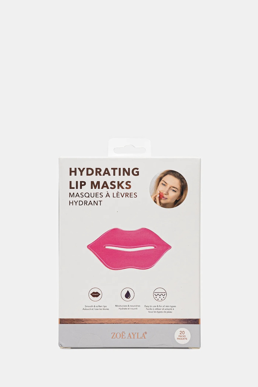 Zoë Ayla mască de buze Hydrating Lip Mask 20-pack culoarea roz Zoë Ayla mască de buze Hydrating Lip Mask 20-pack culoarea roz