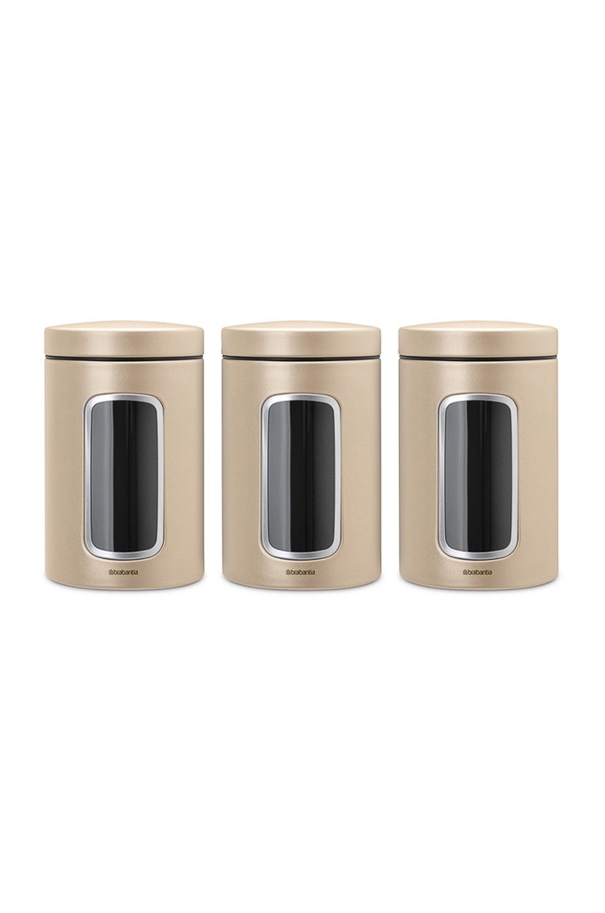 

Brabantia Комплект контейнери за съхранение (3 броя), Бежов