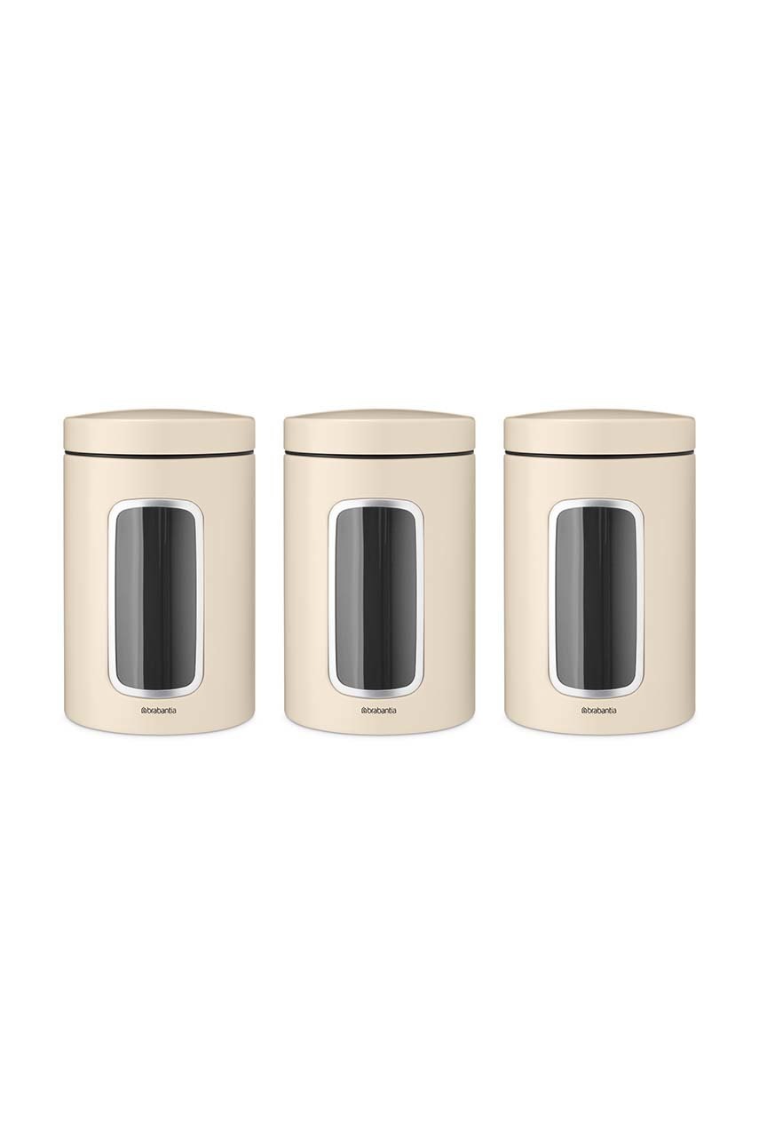 

Brabantia Комплект контейнери за съхранение (3 броя), Бежов