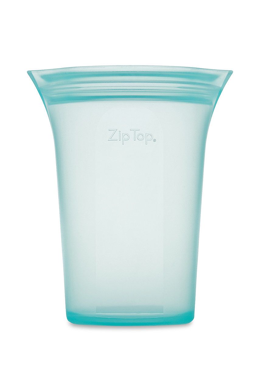 Zip Top nádoba na svačinu Large Cup 710 ml - modrá -  Silikon