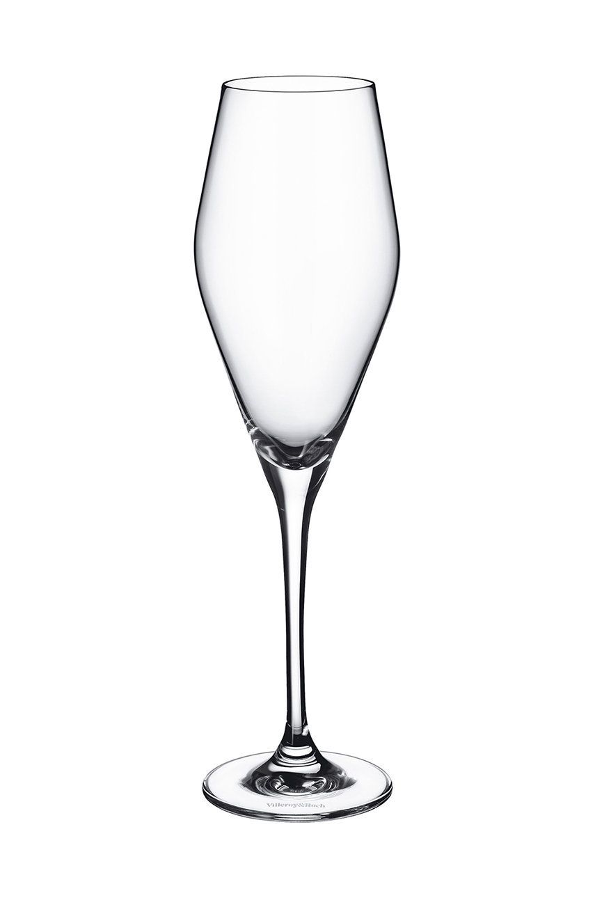 Villeroy & Boch sada sklenic na šampaňské La Divina (4-pack) - průhledná -  Sklo