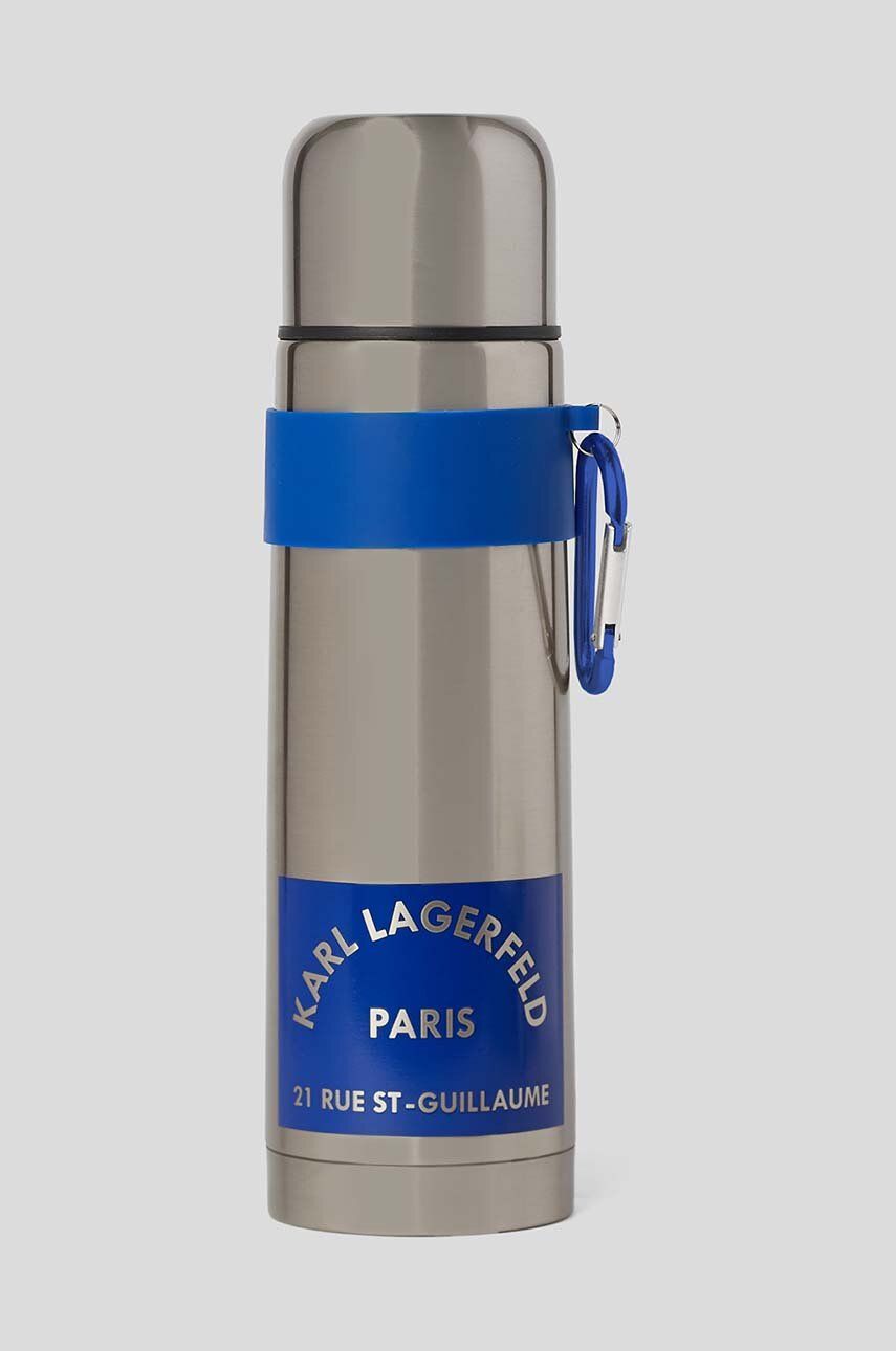 Termoska Karl Lagerfeld - modrá -  95 % Nerezová ocel