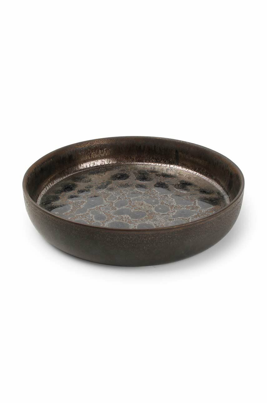 Hluboký talíř S|P Collection Anvil - černá -  Porcelán