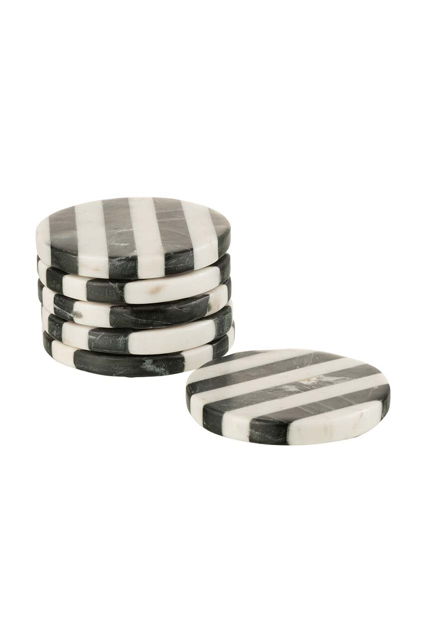 Levně Sada podložek J-Line Stripe Marble 6-pack