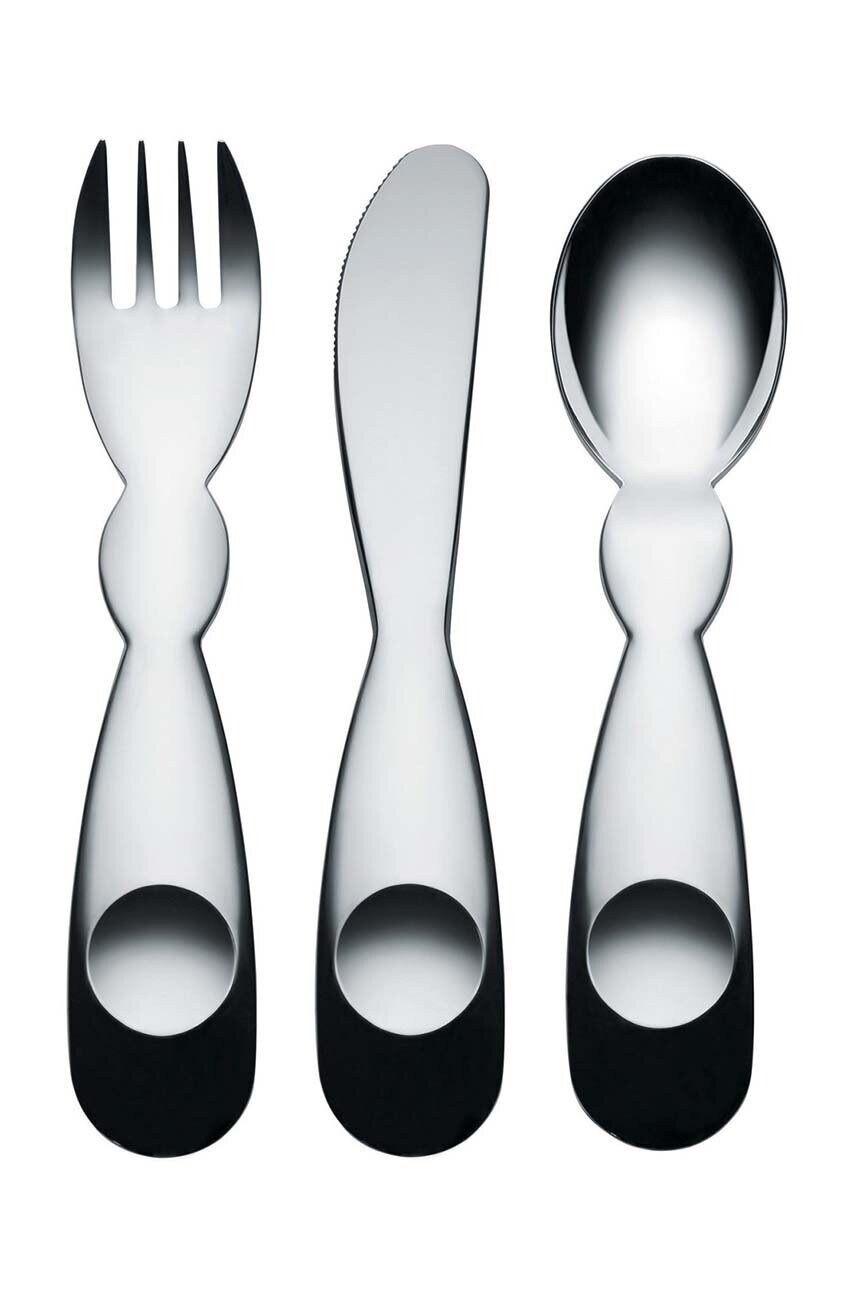 

Набір столових приборів для дітей Alessi Alessini 3-pack