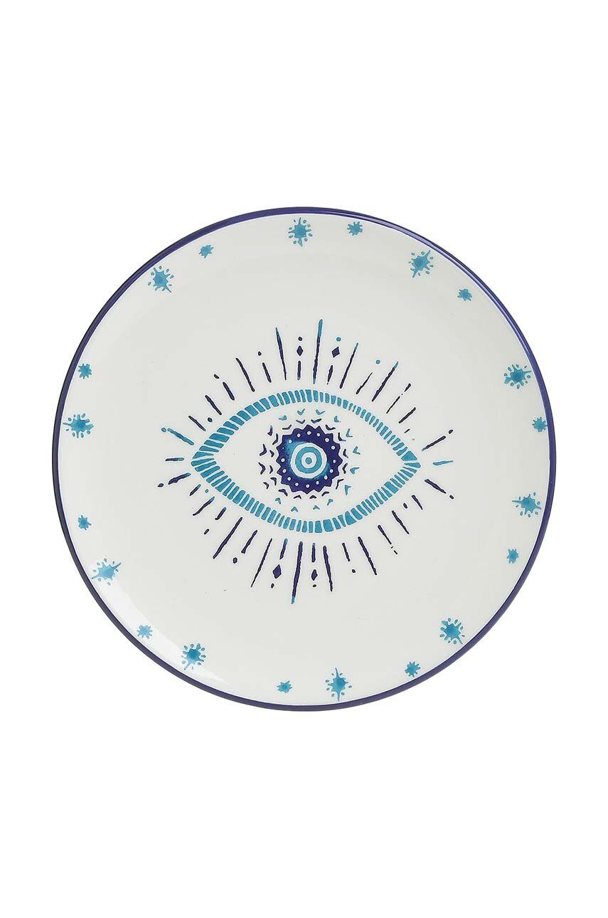 Sada talířů  6-pack - vícebarevná - Keramika