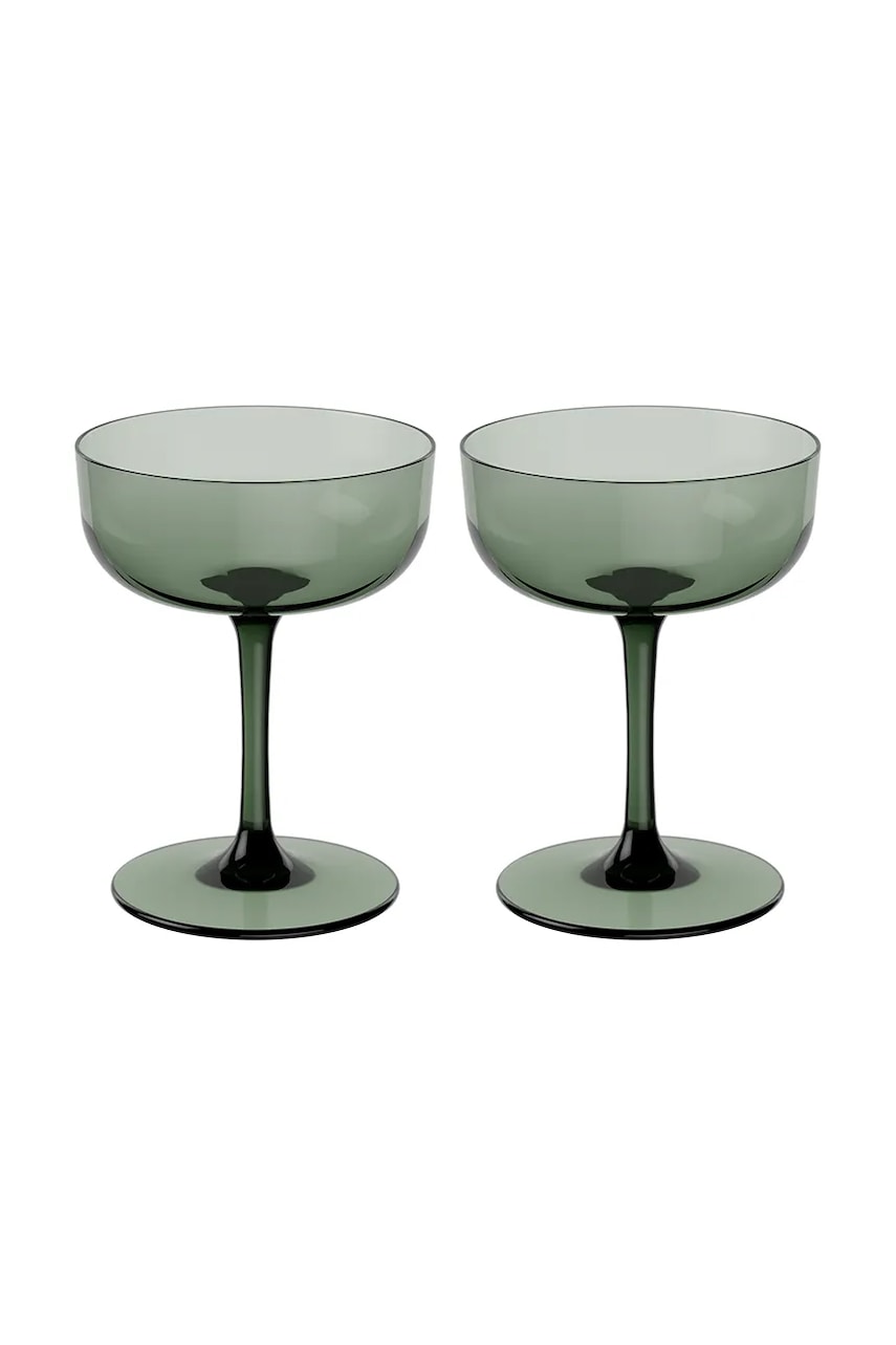 Villeroy & Boch zestaw kieliszków do szampana Like Sage 100 ml 2-pack kolor zielony