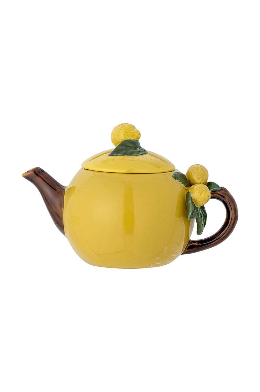 Konvice na čaj Bloomingville - žlutá - Kamenina