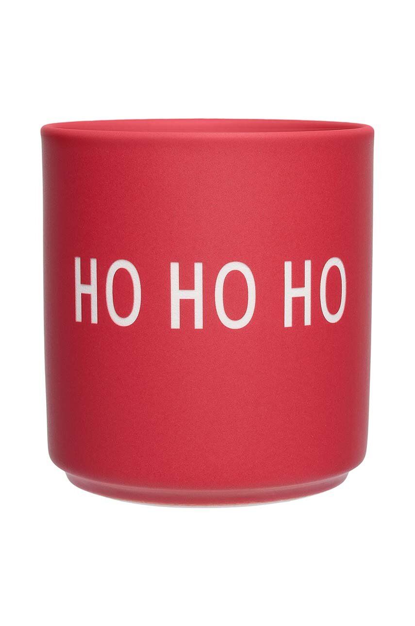 Hrnek Design Letters Favourite Cup - červená - Porcelán