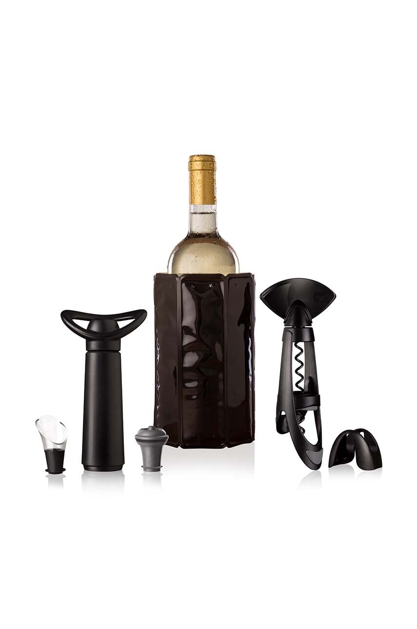 

Комплект за вино Vacu Vin, Черен