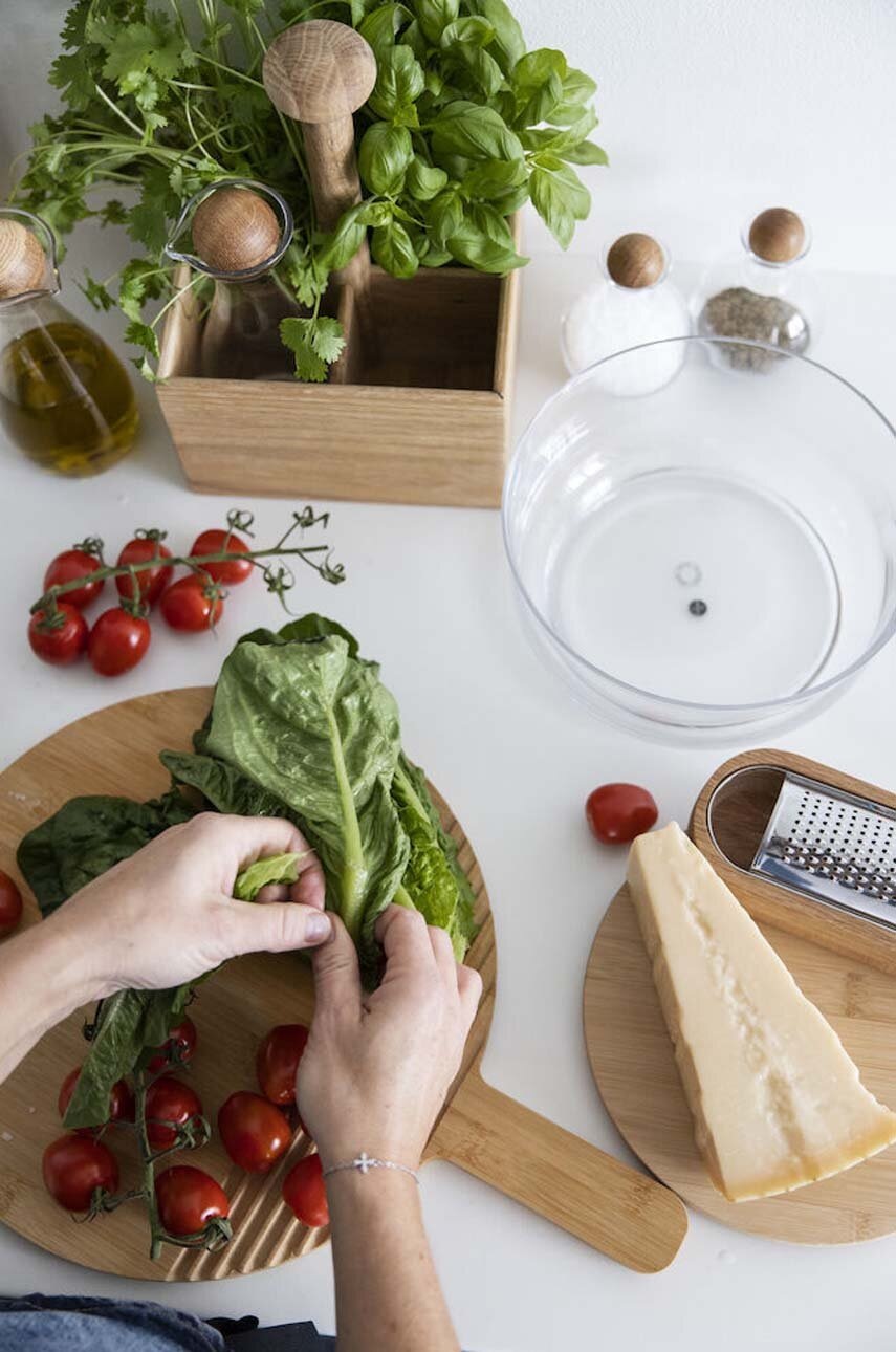 Τρίφτης τυριού με δοχείο Sagaform Nature φωτογραφία