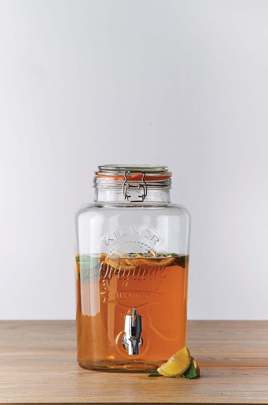 Δοχείο διανομής νερού με καπάκι και βρύση Kilner 5 L φωτογραφία