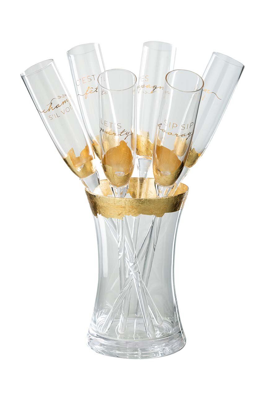 J-Line set de pahare de șampanie Champ 6-pack