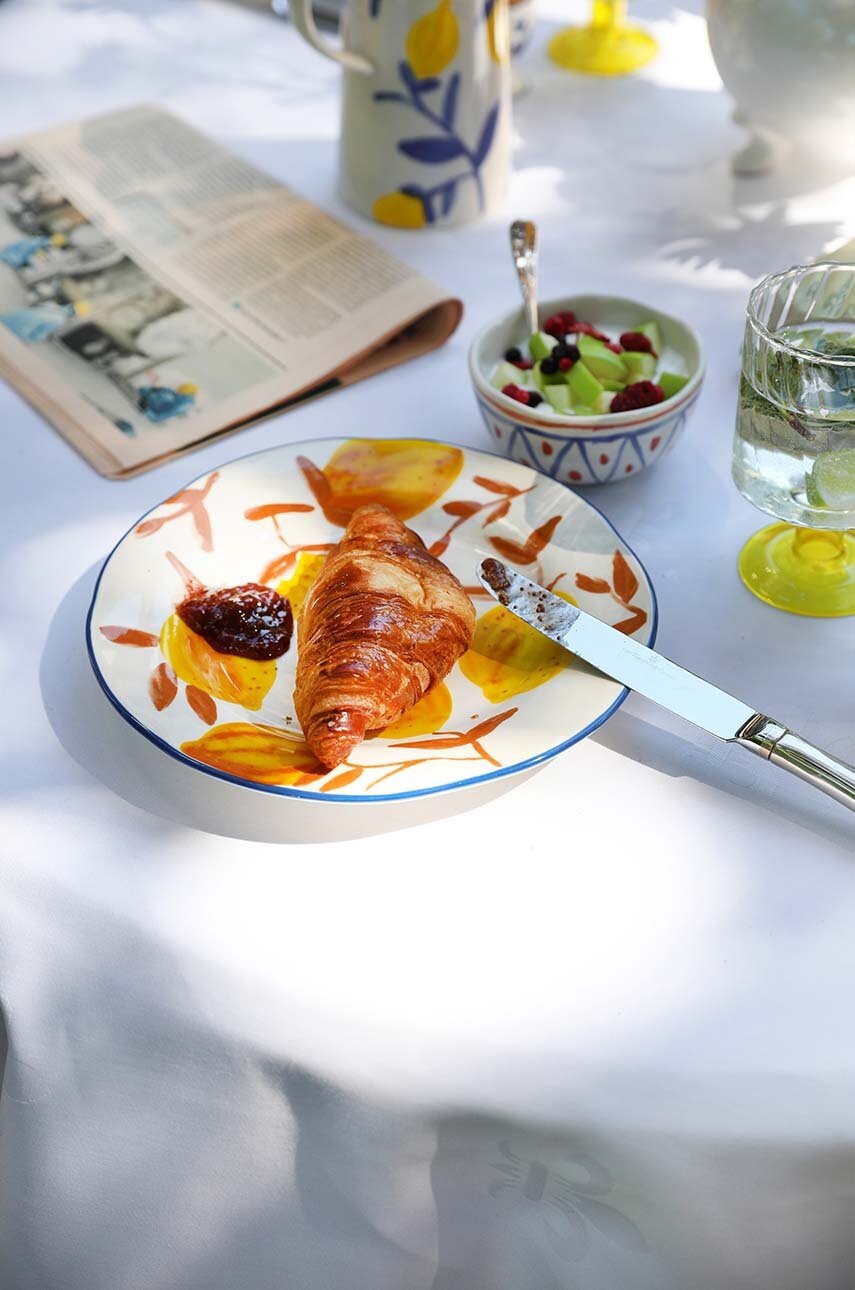 Σετ πιάτων &k amsterdam Plate Lemon Twig 20 cm 4-pack φωτογραφία