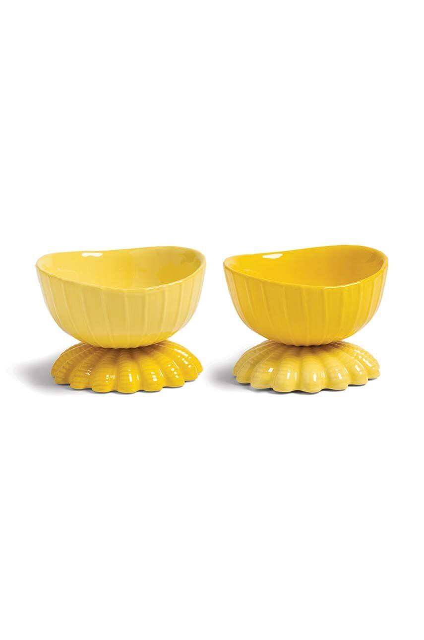 &k amsterdam castron Coupe Clam Yellow 2-pack