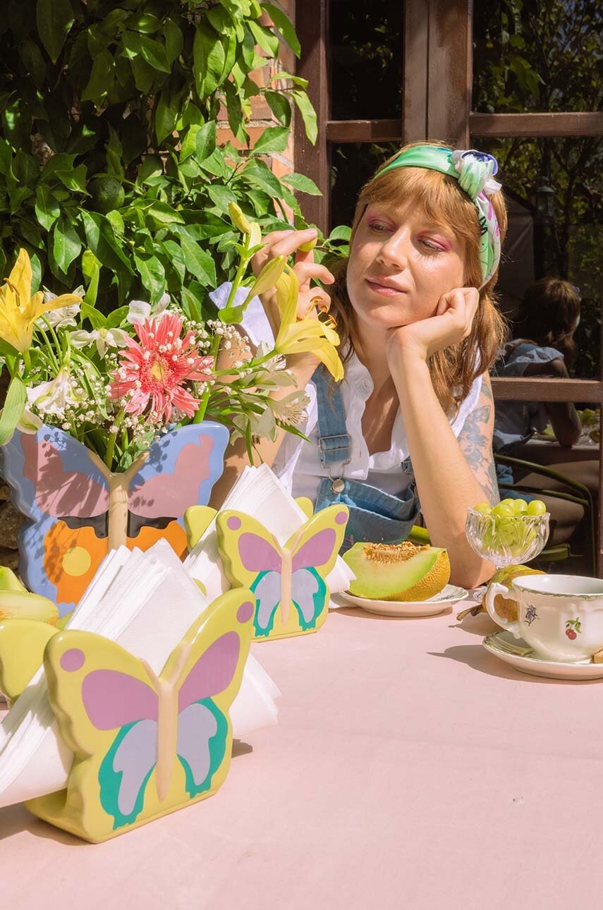 Θήκη χαρτοπετσέτας DOIY Woodland Butterfly φωτογραφία