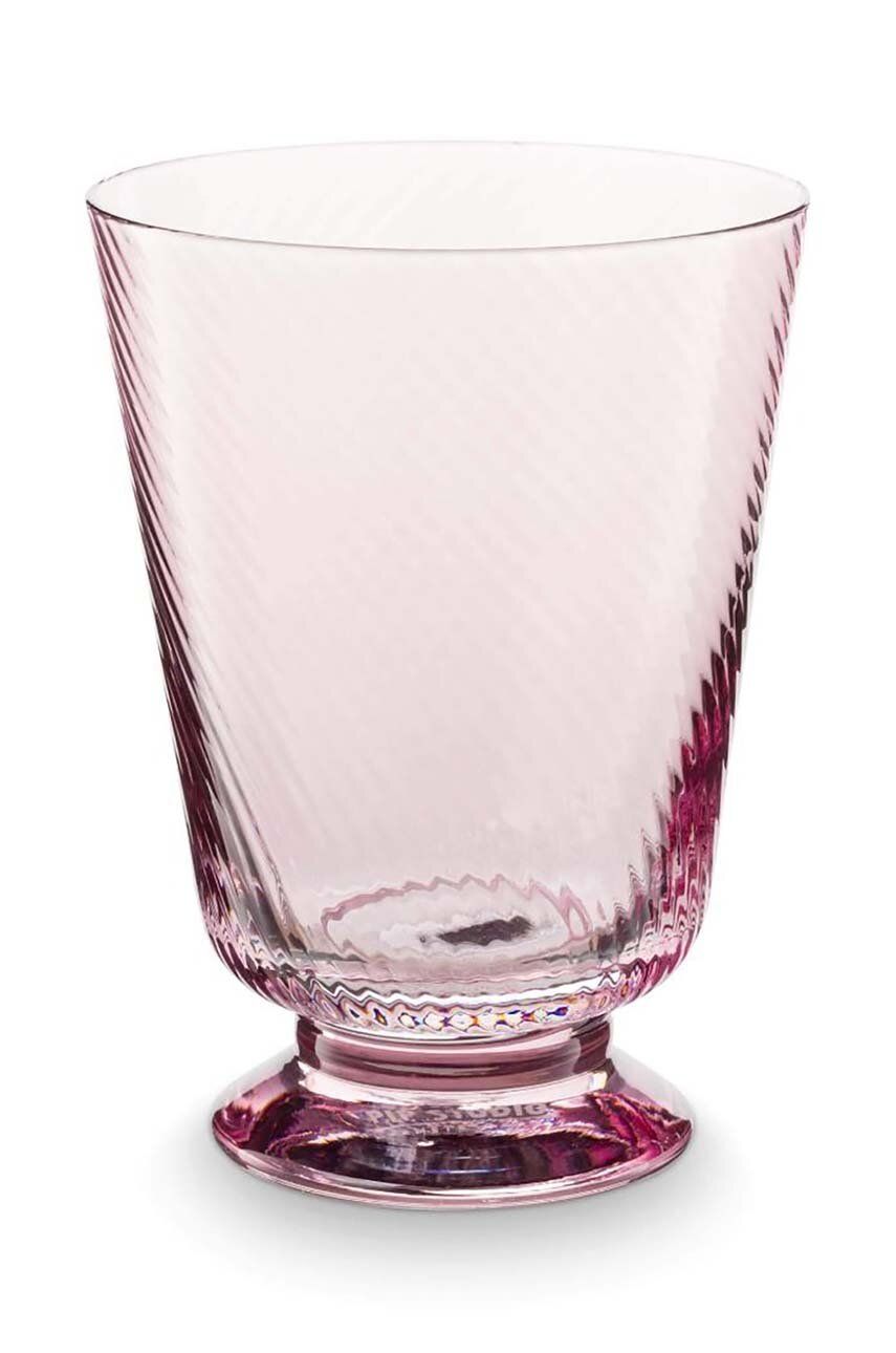 Pip studio pohár szett twisted lilac 360 ml 6 db
